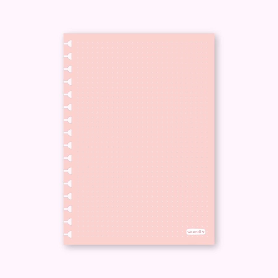 Hojas "A5 Puntitos Pink"
