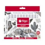 Marcadores Neutros - Set x12 Filgo Alloy