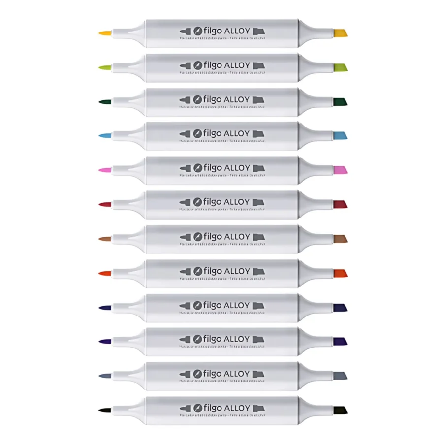 Marcadores Clásicos - Set x12 Filgo Alloy - Imagen 2