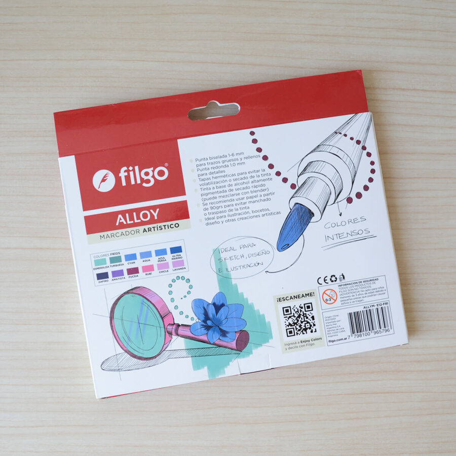 Marcadores Fríos - Set x12 Filgo Alloy - Imagen 4