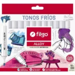 Marcadores Fríos - Set x12 Filgo Alloy