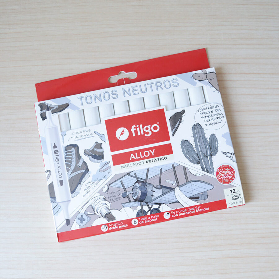 Marcadores Neutros - Set x12 Filgo Alloy