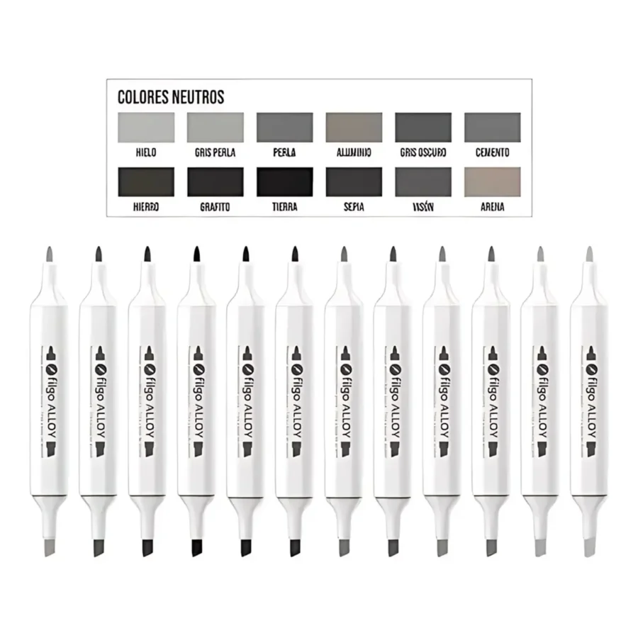 Marcadores Neutros - Set x12 Filgo Alloy - Imagen 3