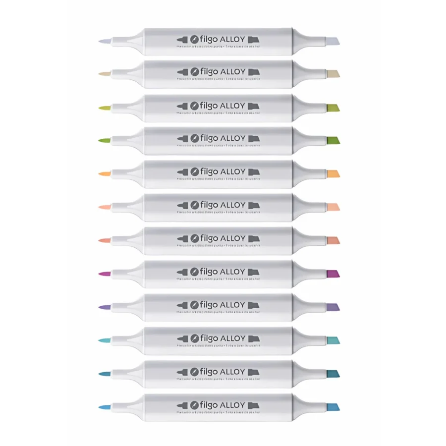 Marcadores Pastel - Set x12 Filgo Alloy - Imagen 2
