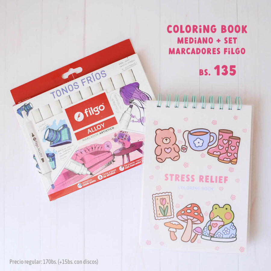Libro peque + marcadores