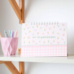 Organizador calendario mensual 2026