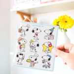 Lámina 08 ”Snoopy” (celeste)
